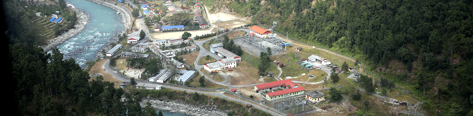 Khimti Plant Power house Site at Kirne